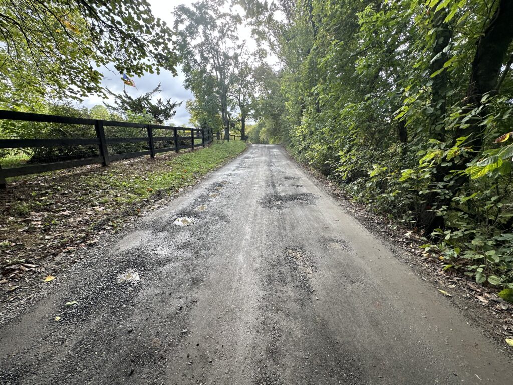 gravel road repair