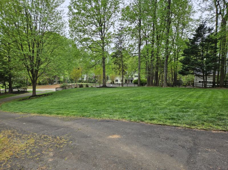 driveway and lawn of residential home