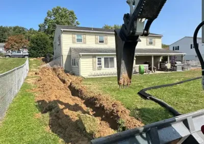 Drainage install