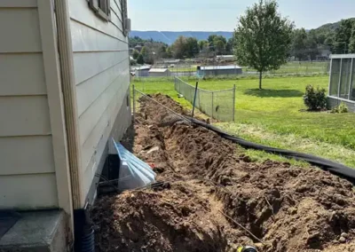 Drainage install