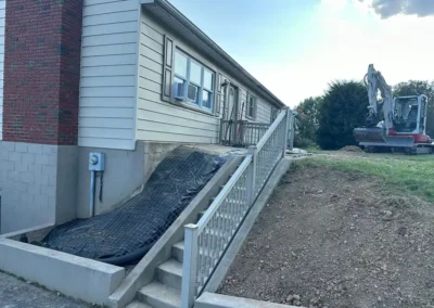 Landscape lawn prep
