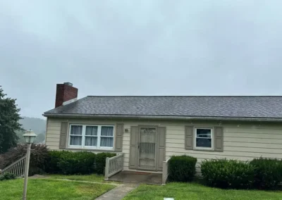 Before picture of landscape overhaul