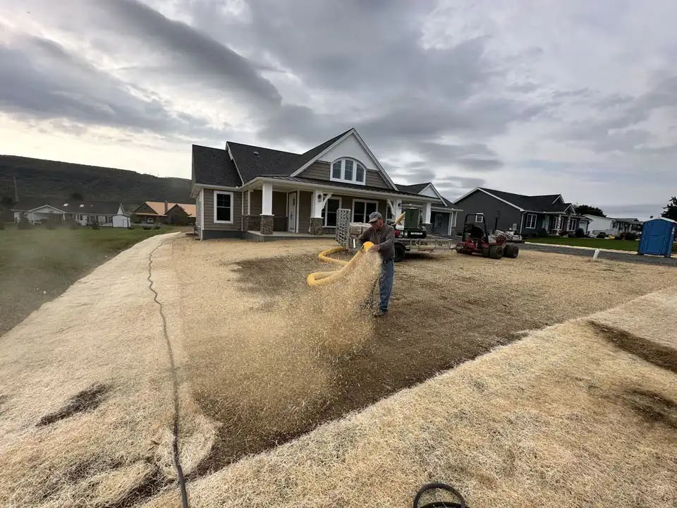 Aeration, Overseeding &Amp; Fertilization Solutions 1 New home lawn installation