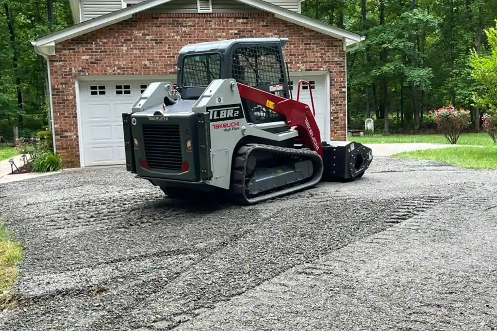 Gravel driveway install and repair