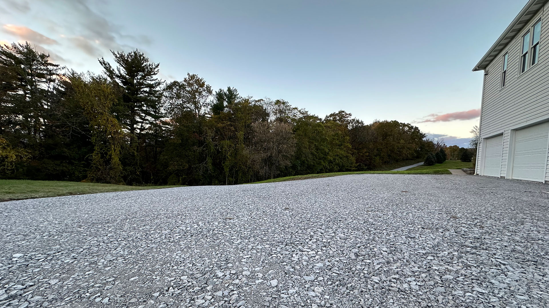 Stable, well-graded gravel surface supporting reliable access